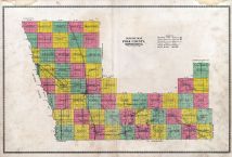 Polk County Outline Map, Polk County 1915